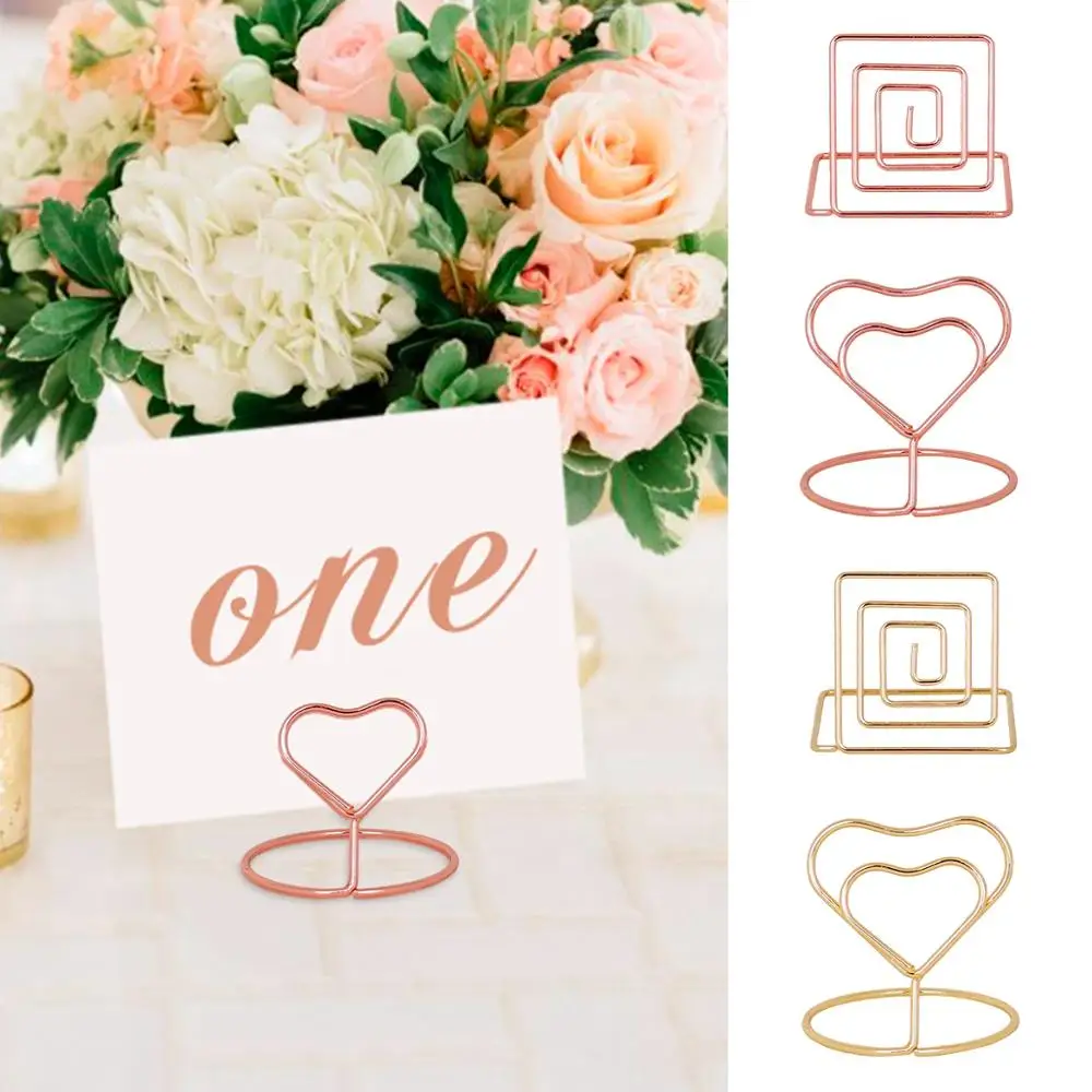 QIFU 10 шт. металлическая бирка в форме сердца зажим деревенский Свадебный декор для