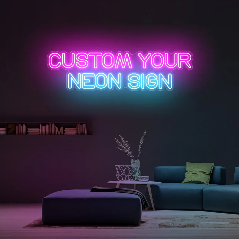 

Custom Logo Led Neon Sign Light For GYM Room Wedding Party Birthday Bedroom Design Name Personalized Decor Wall Neon Light Sign