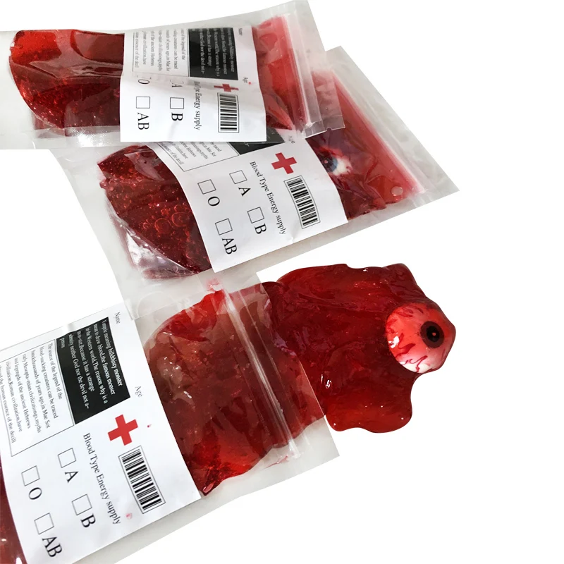 Имитация Крови Мешки Пластилин многоразовый косплей для Хэллоуина вечерние дом
