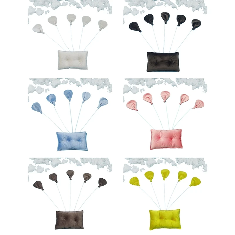 

Pillow Balloon Baby Photography Props for Memorable Photography Shoots Baby Shower Gift Presents Breathable Attractive