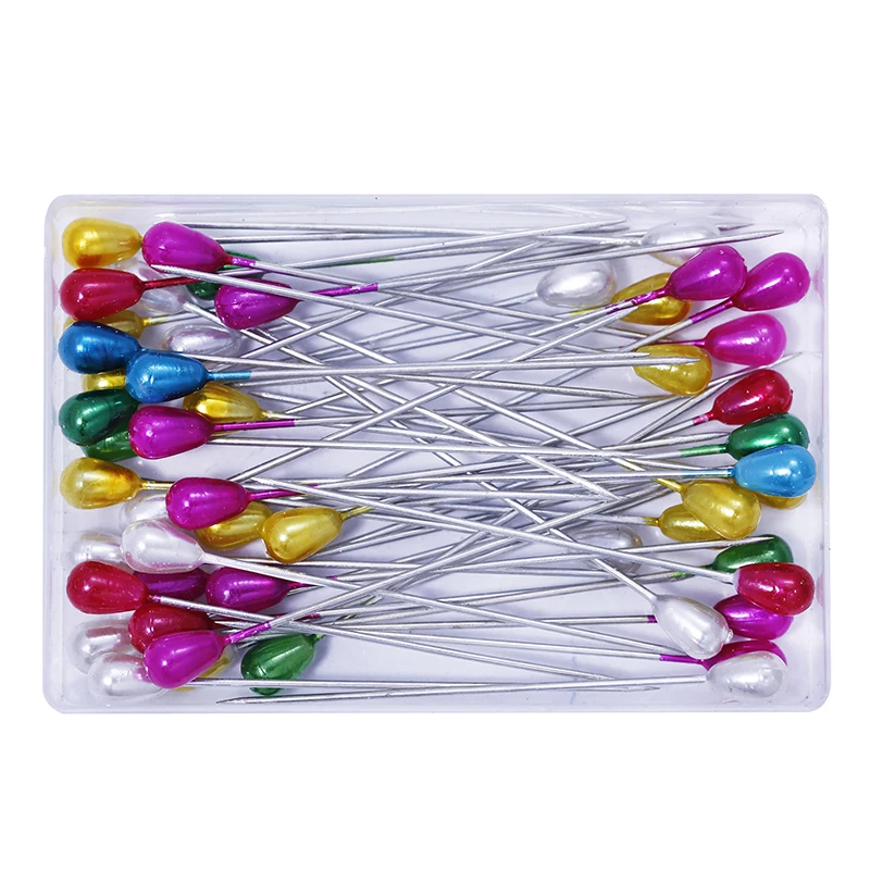 aliexpress.com - MIUSIE 100Pcs Extra Long Pearl Head Pin Straight Sewing Patchwork Needle Craft  Sewing Accessories Pins with Plastic Box