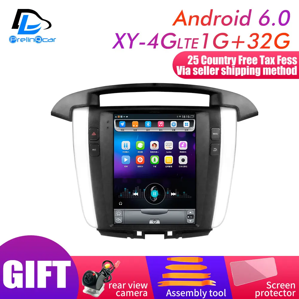 XY-4G 1G32G 64G rom вертикальный экран android автомобильный gps Мультимедиа Видео Радио плеер в приборной панели для Toyota innova навигация - Цвет: XY-4G 1G32G
