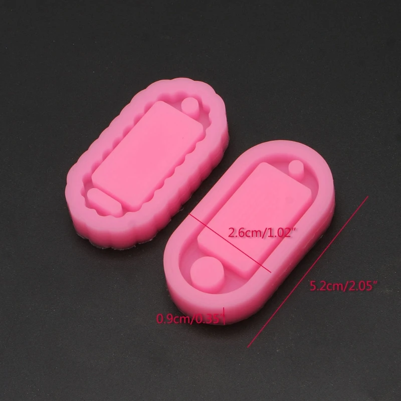 

Key Tags Silicone Mold Labels ID Tag Keychain Resin Casting Mold Key Identifier Rings Epoxy Resin Mold DIY Art Crafts