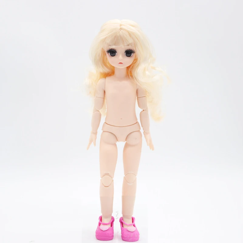 21 Moveable Jointed 28cm Height BJD Dolls 4D True Eye Doll Baby Nude Fashion Toys for Girls Birthday Gift | Игрушки и хобби