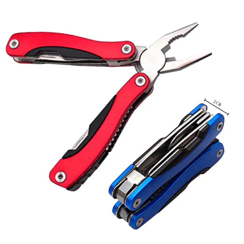 

9 в 1 Многофункциональный Нержавеющая сталь мульти-инструментный Карманный Ножи плоскогубцы складные плоскогубцы мини Портативный складн...
