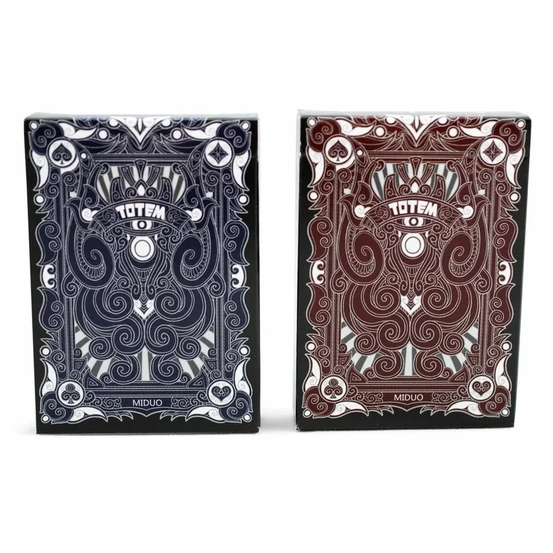 Totem игральные карты синий/красный палуба стандартный размер покера USPCC