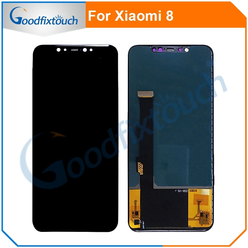 ЖК-экран для Xiaomi Mi 8 Mi8 ЖК-дисплей сенсорный экран стеклянная панель дигитайзер в