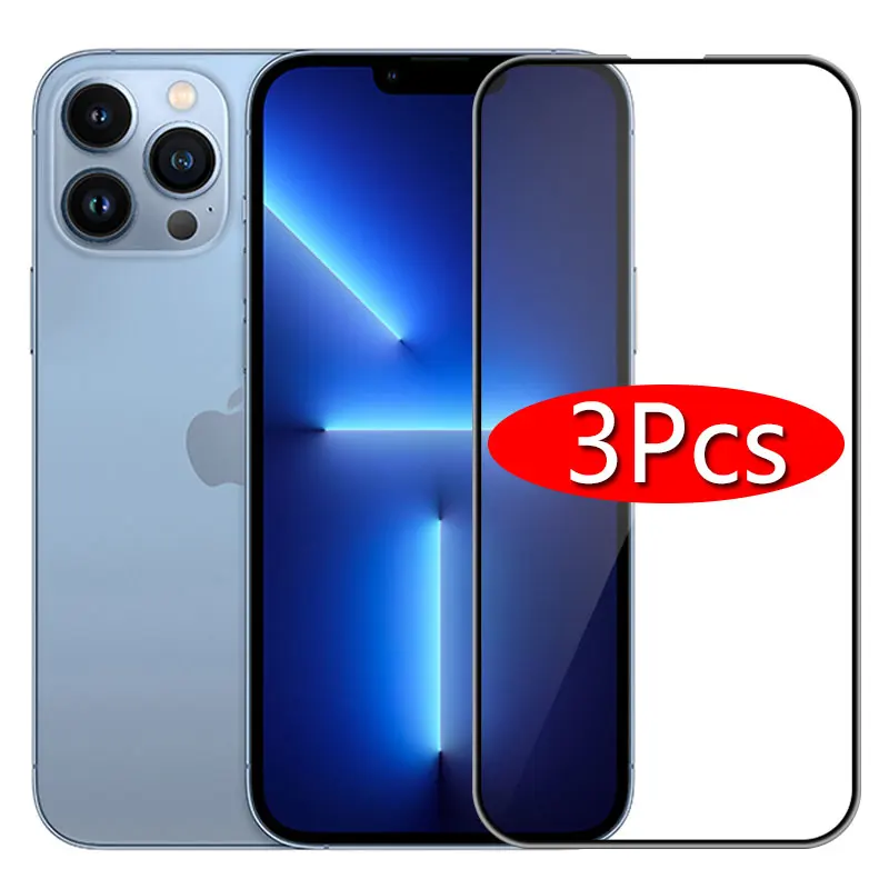 

Защитное стекло с полным покрытием для iPhone 7 8 Plus SE 2020 Xs Max X XR, 3 шт.