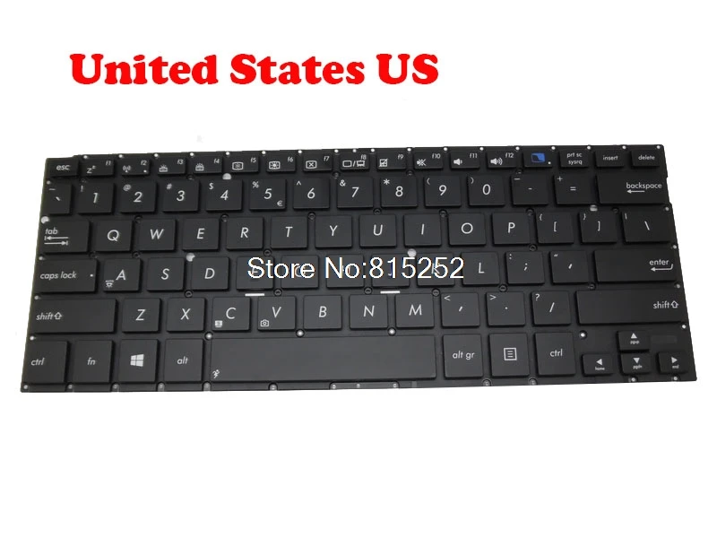 Клавиатура для ноутбука ASUS TAICHI 31 Black Belgium BE/CZ Чешский/Немецкий GR/США 0KNB0 3623UI00