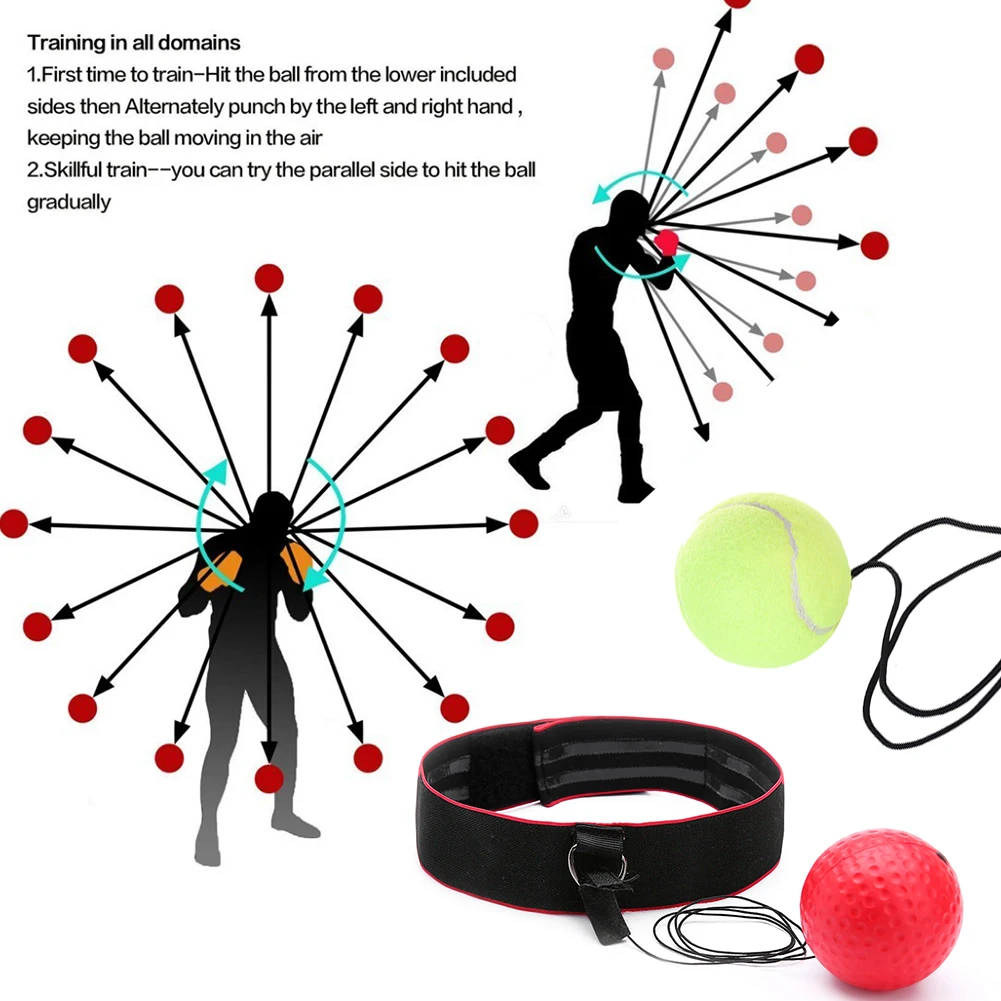 3 шт./компл. боксерский скоростной удар мяч боксеры поднятие реакции силы рук глаз