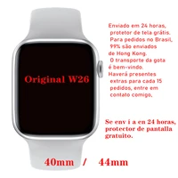 iwo w26 smartwatch android ios smart watch for women men 2020 44mm 40mm waterproof temperature heart rate monitor sport watch