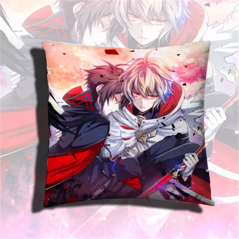 Чехол Подушка Yuichiro Hyakuya с рисунком Серафима из мультфильма двухсторонняя подушка
