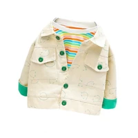 fashion kids clothing spring autumn baby clothes girls boys cotton casual jacket toddler xskj001