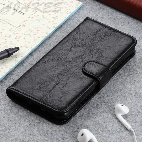 Черный Роскошный Премиальный кожаный чехол-книжка флип-чехол для Xiaomi A3 Lite CC9E CC9 9T Pro 9 SE A2 Lite F1 Redmi K20 Pro 7A 7 Note 7 6 Pro - Цвет: Черный