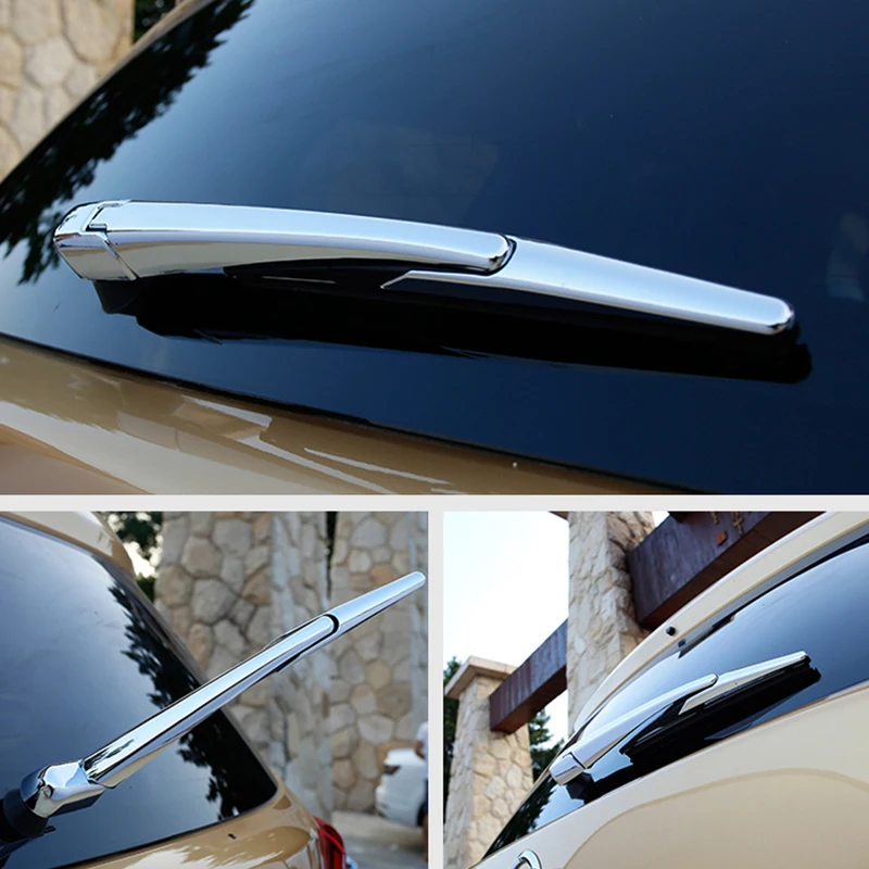 

For Nissan NAVARA NP300 2015 2016 2017 2018 ABS Chrome car rear Wiper strip car Styling Accessories