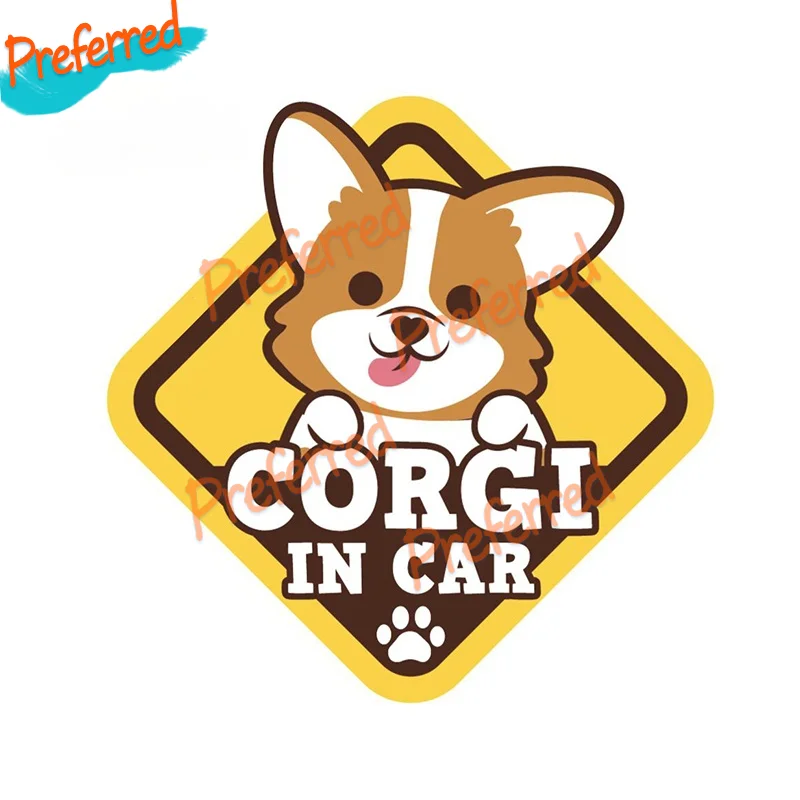 Высокое качество милая наклейка корги мотокросс гоночный ноутбук шлем багажник