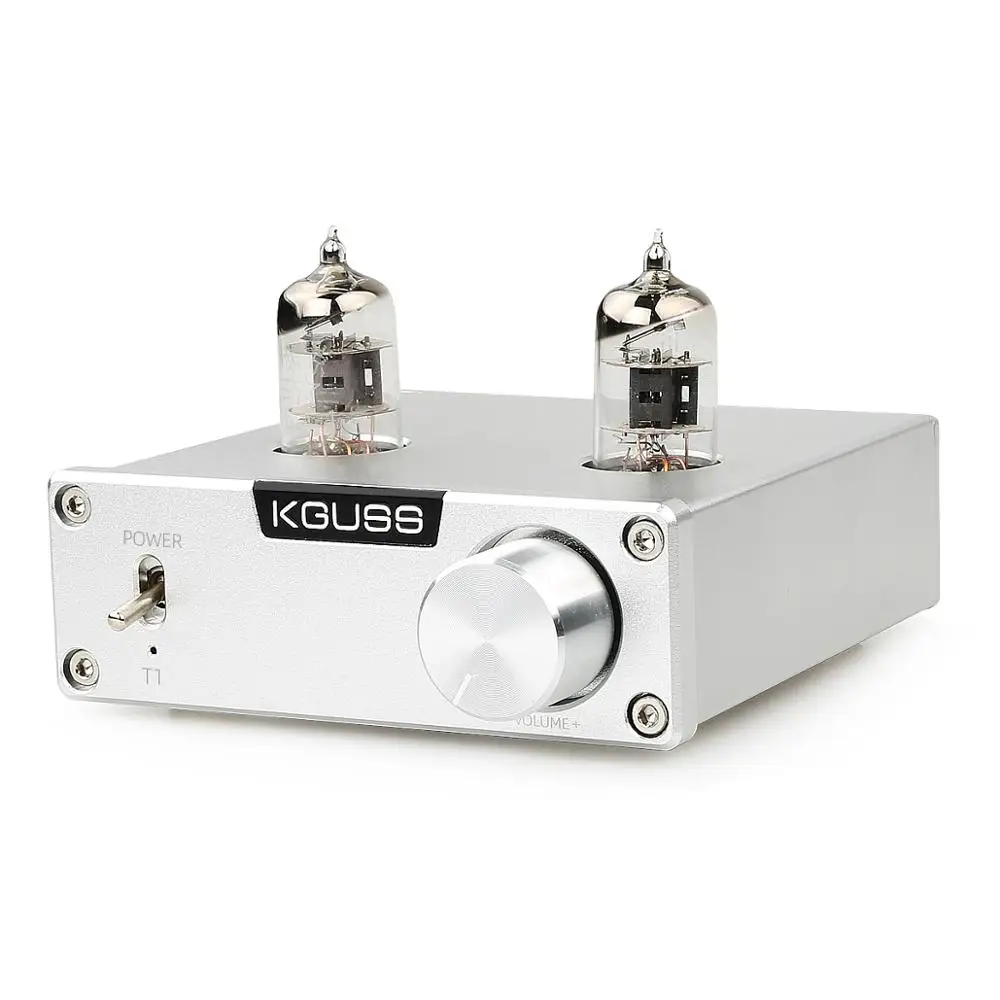 Ламповый усилитель KGUSS T1 bile preamp buffer 6J1 MINI Hi-Fi предсилитель DC12V | Электроника