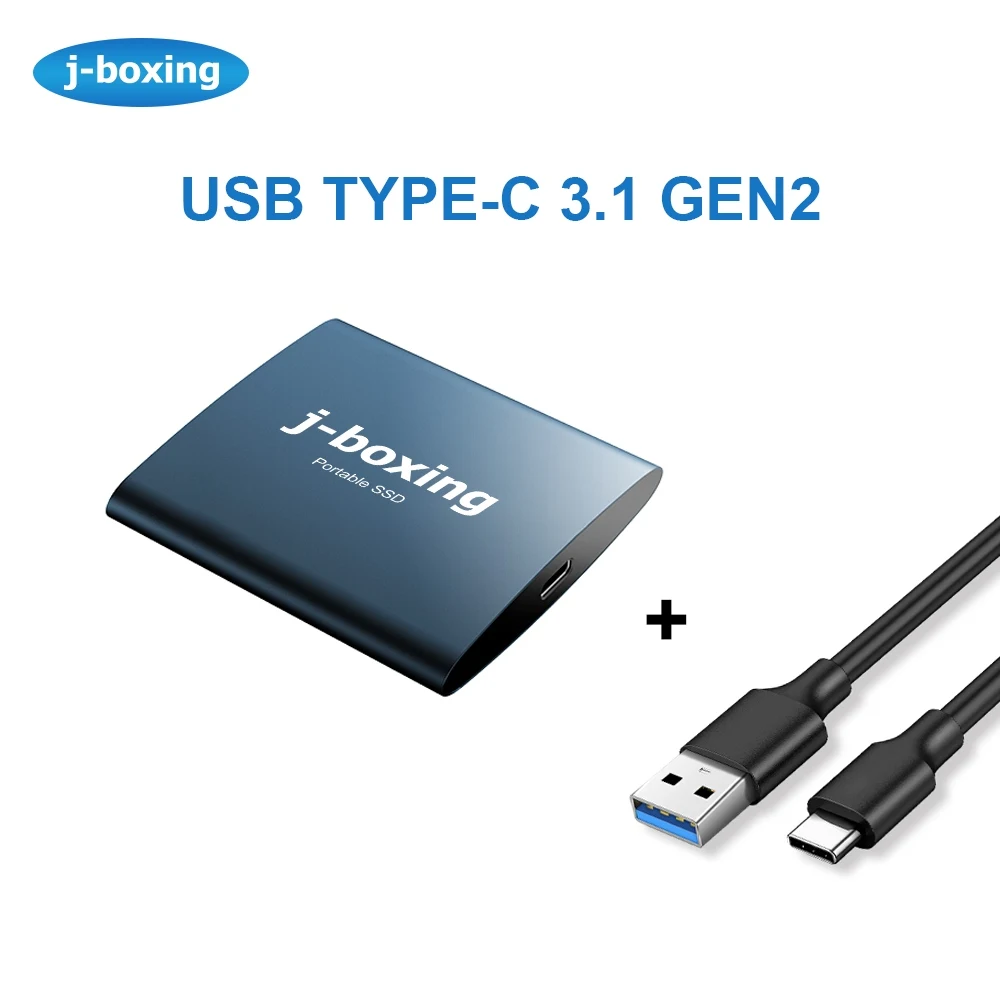 Портативный SSD 1 ТБ внешний твердотельный накопитель USB3.1 Gen2 Type C 500 МБ/с./с память