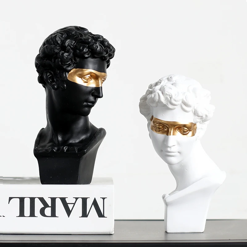 Абстрактная статуя человека из смолы Европа Давида аксессуары для украшения