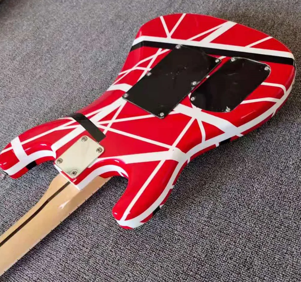 Индивидуальная электрическая гитара 5150 красная цвет может быть настроен логотип