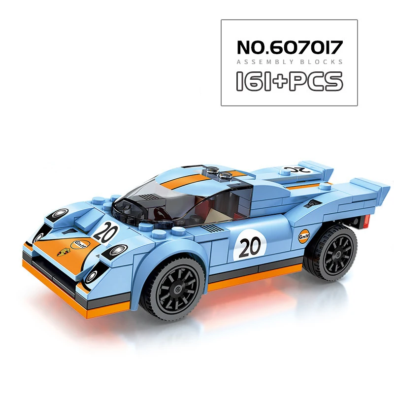 

Speed Champion City Racing Car Moc Toy Set Model Construction Racing Building Blocks Childrens Educational Assembly Toys