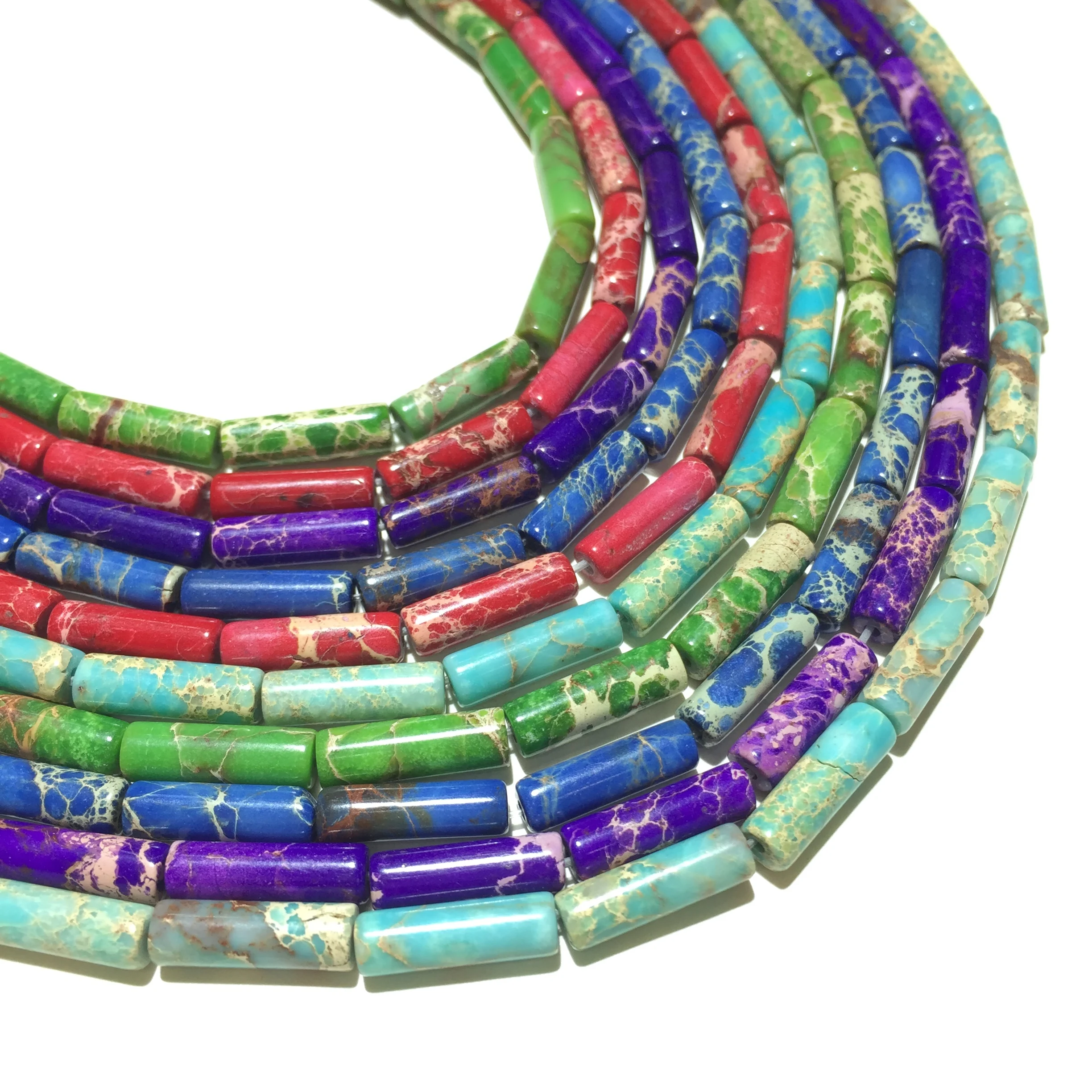 4x13 5 мм ассорти Тип императорская яшма разные цвета свободные каменные бусины для