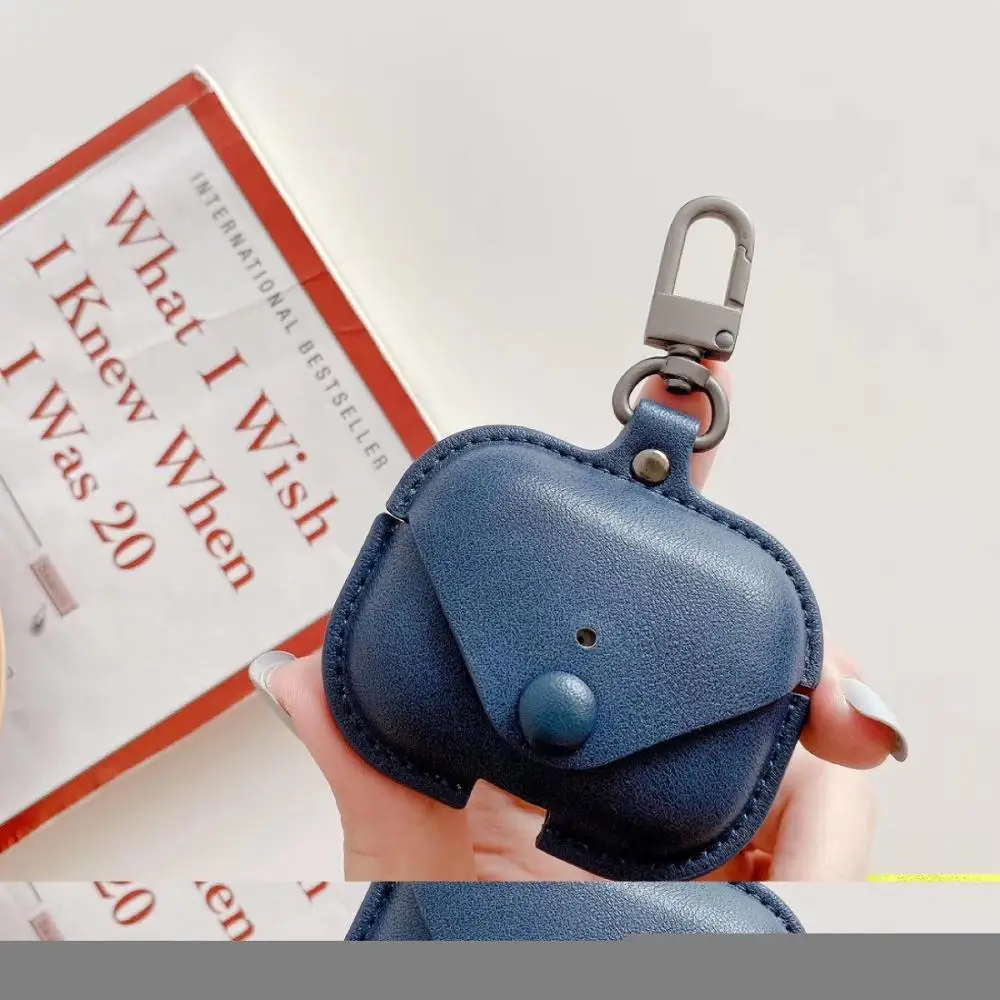 Мягкий чехол для Apple Airpods Pro Защитная искусственная кожа AirPods 2 поколения