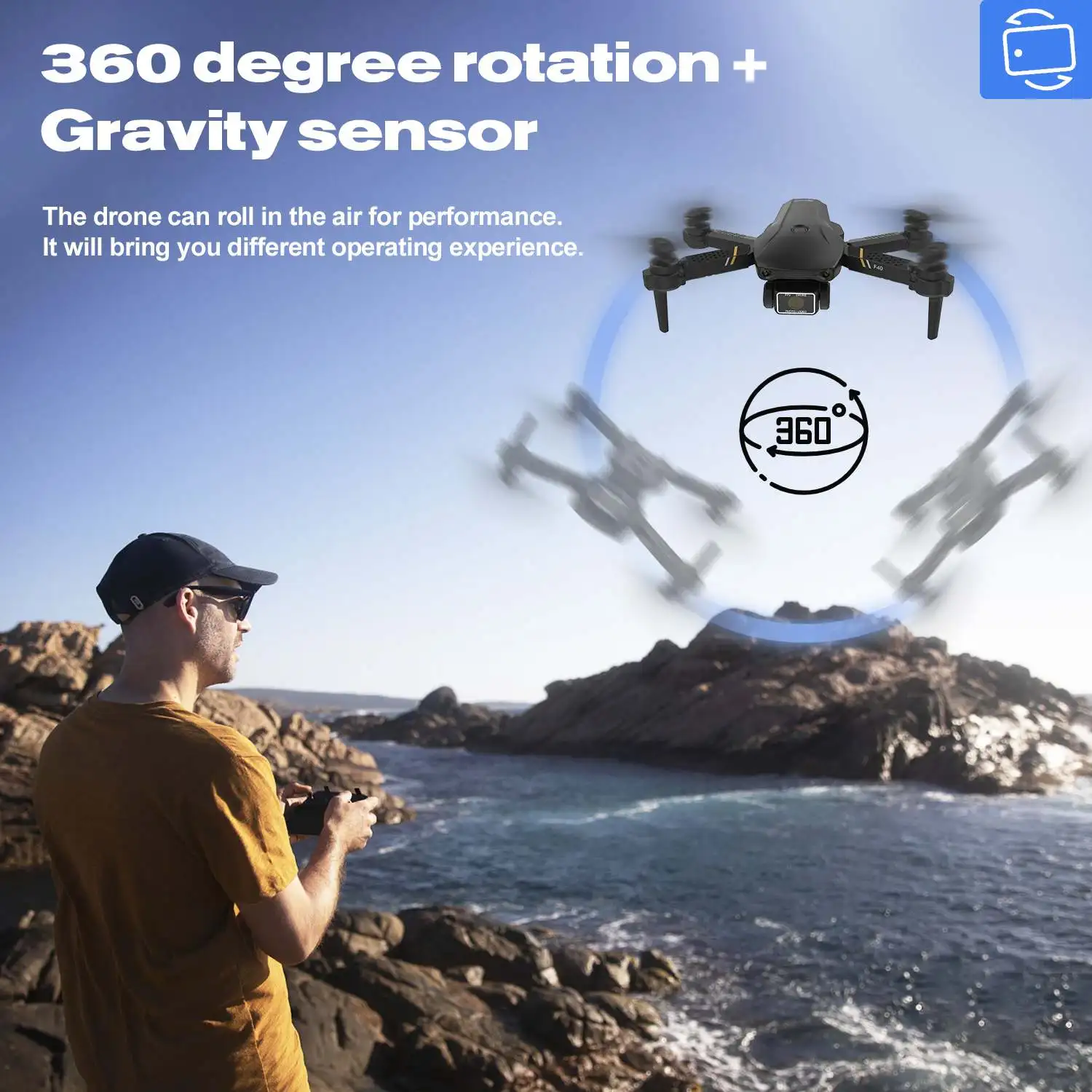 

2021 NEW Mini Drone 1080P Full HD 500mAh RC Quadcopter with WIFI FPV Portable Foldable Remote Control Drones Camera Toys Gift