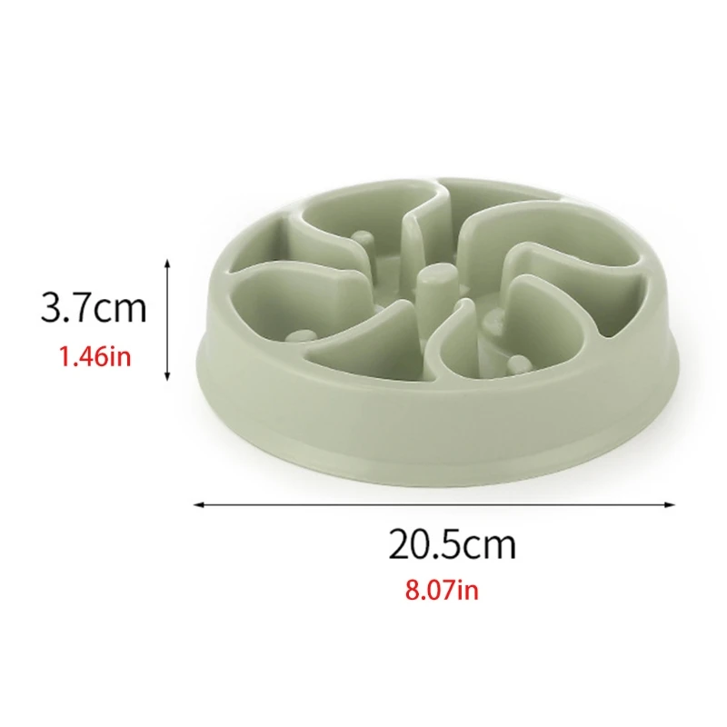 

Dog Slow Feeder Bowl Non Slip Puzzle Bowl Anti Gulping Pet Slower Food Feeding Dishes Interactive Bloat Stop Dog Bowls