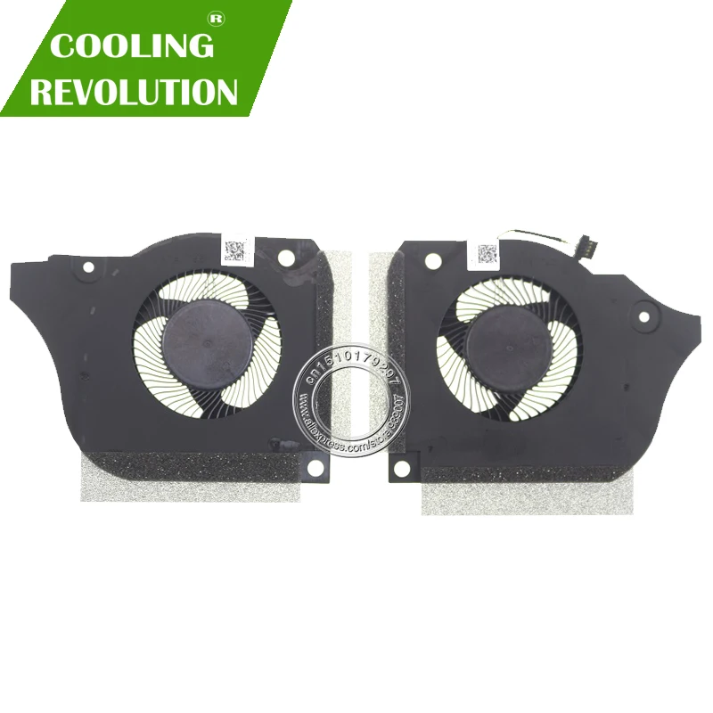 Вентилятор охлаждения ноутбука DFSCK221151822 DC12V 1A 4PIN для DELL INSPIRON G5 5590 G7 7590 7790 0C04TH C04TH