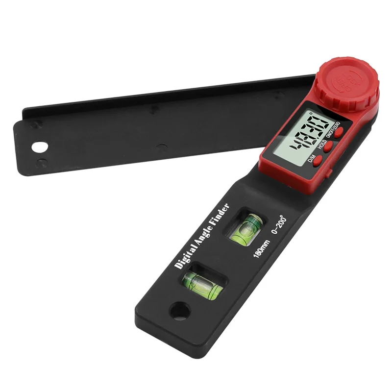 

Digital Protractor Finder Inclinometer Electronic Level 360 Slope Test Ruler Degree with Without Magnets Level Transportador