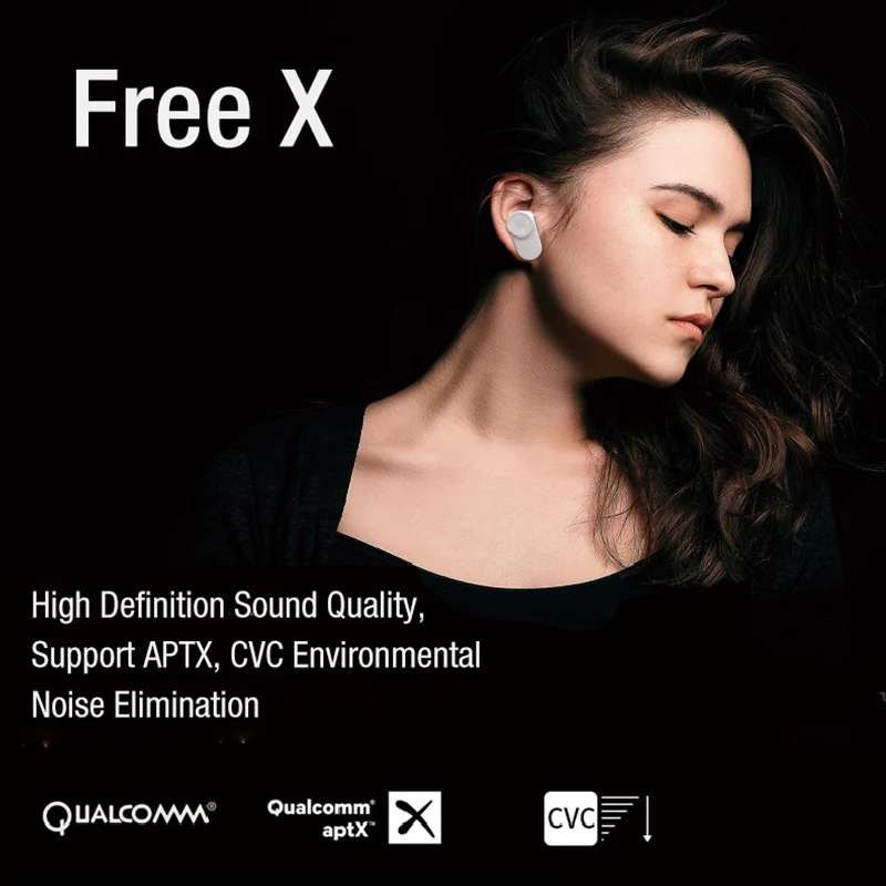 Бесплатная X Qualcomm3020 наушники 14 мм колонки HiFi TWS Bluetooth 5 0 беспроводные гарнитуры CVC8.0