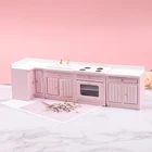 1:12 Кукольный домик миниатюра угловой шкаф умывальник Пособия по кулинарии настольные аксессуары для Кухня