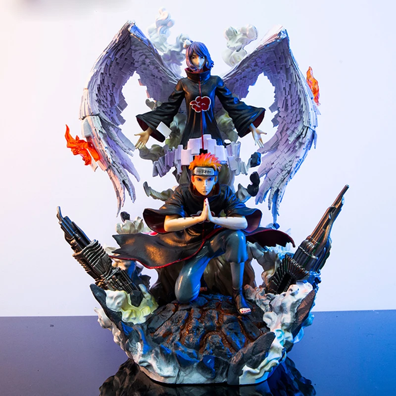 

Naruto Shppuden GK Akatsuki Six Paths Pain Angel Konan Action Figure Collectible Model Statue 37cm PVC Figma Collecting Toys