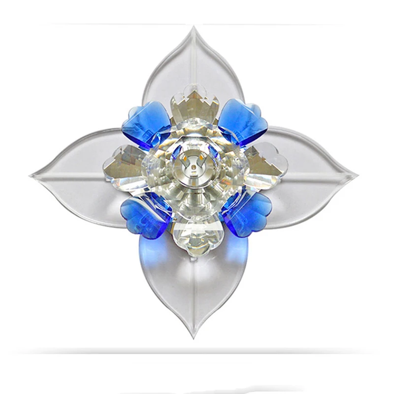 Современные короткие потолочные светильники led 5 Вт хрустальные коридорные для