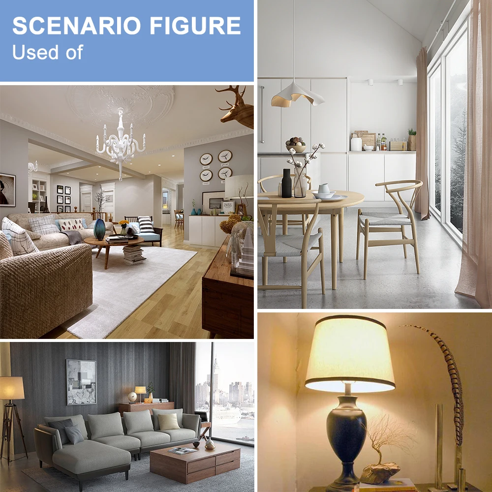 

14PCS Spotlight LED Bulb E27 Spot Lamp Ampoule E14 Focos Light Energy Saving Lampada 220V Indoor Lights 3W 6W 9W 12W 15W 18W 20W