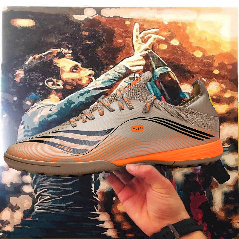 Men Soccer Sport Shoes Soft Blue Gorls Male Kids TF Football Sneakers Spring Autumn Man Cleats Training Big Size | Спорт и