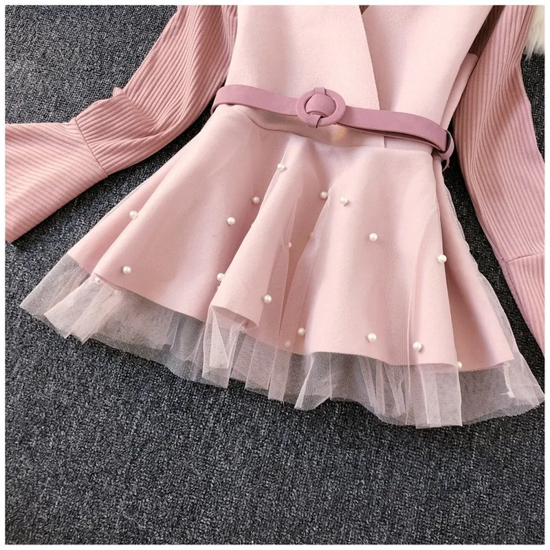 Gagarich для женщин комплект из двух предметов сплошной бисер пояс жилеты с