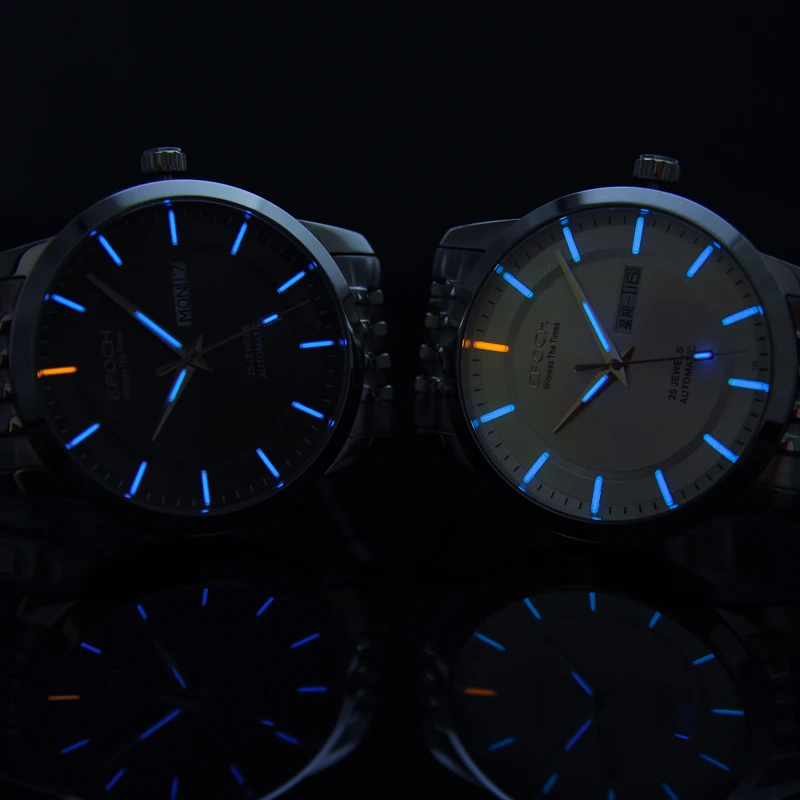 Мужские наручные часы с Тритием автоматические мужские водонепроницаемые