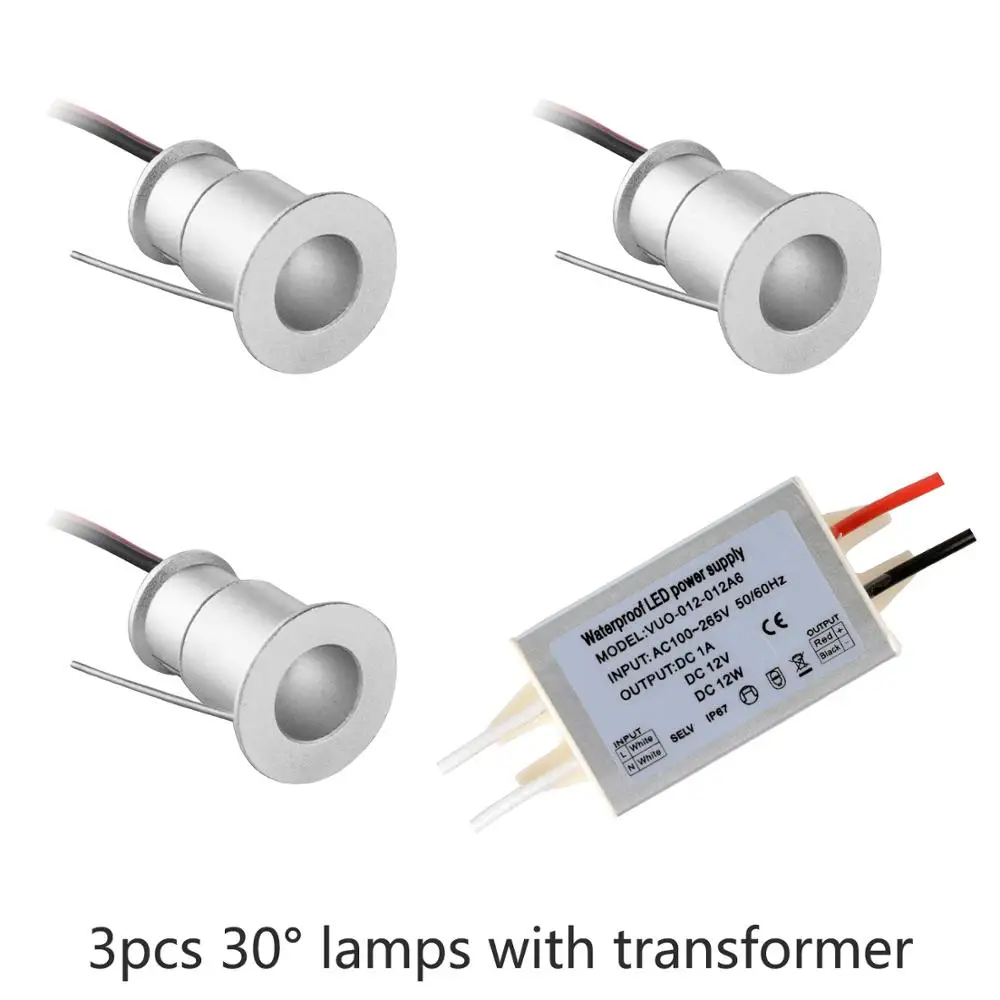 Миниатюрный светодиодный Светильник направленного света водонепроницаемый
