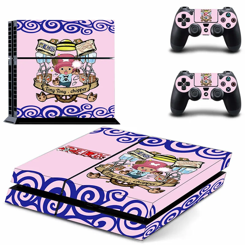 Одна деталь Луффи PS4 Стикеры s Play station 4 кожи Наклейки Обложка для Игровые