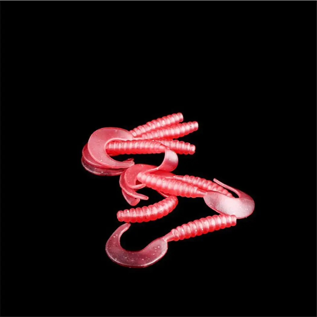 1 шт. мягкие приманки рыболовные черви Grubs Aritificial воблеры плавать силиконовые басы