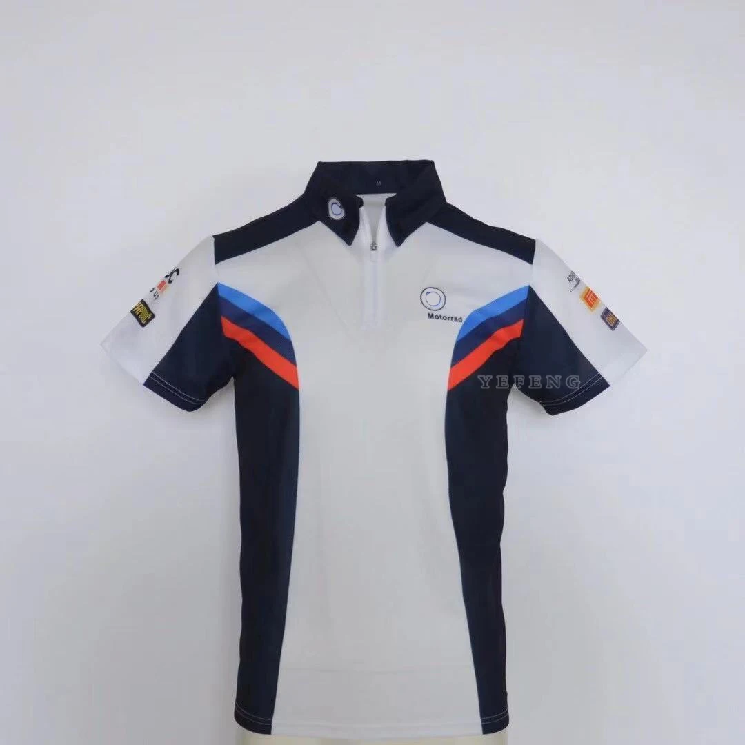 

Hot Sale New For BMW Motorrad Motorsport Motorcycle Superbike Racing Team Moto GP Scooter Motocross Summer Breathable Polo Shirt