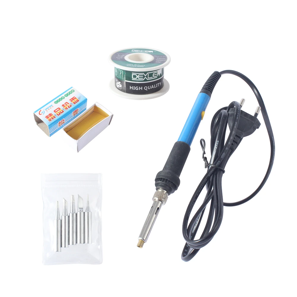 110 В 220 60 Вт Регулируемый Температура Электрический паяльник Комплект сварки