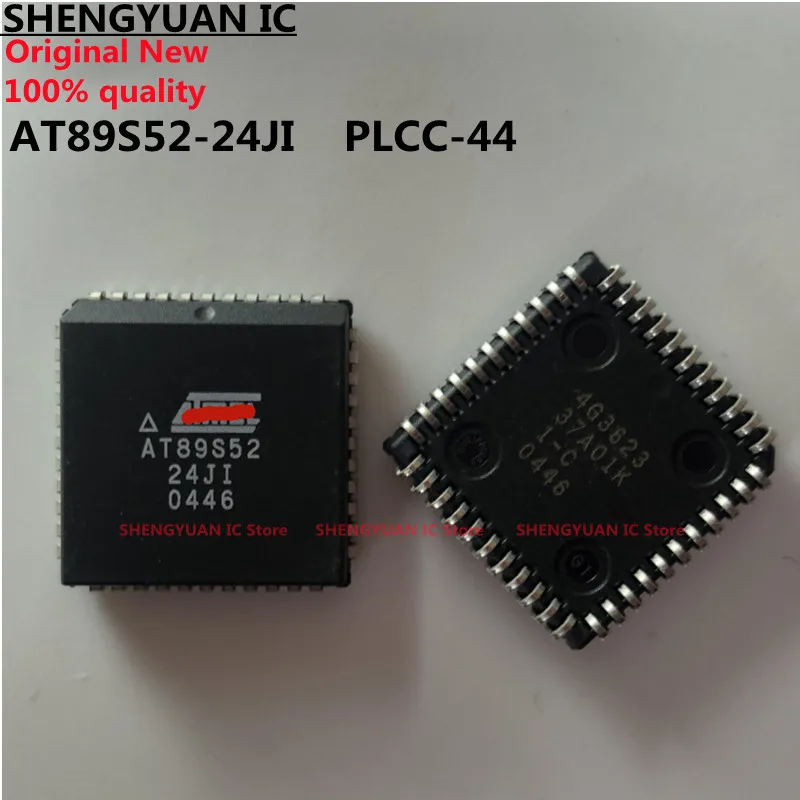 5 шт./лот флэш-память AT89S52-24JI AT89S52 8-bit Microcontroller с 8K Bytes In-System программируемая Вспышка