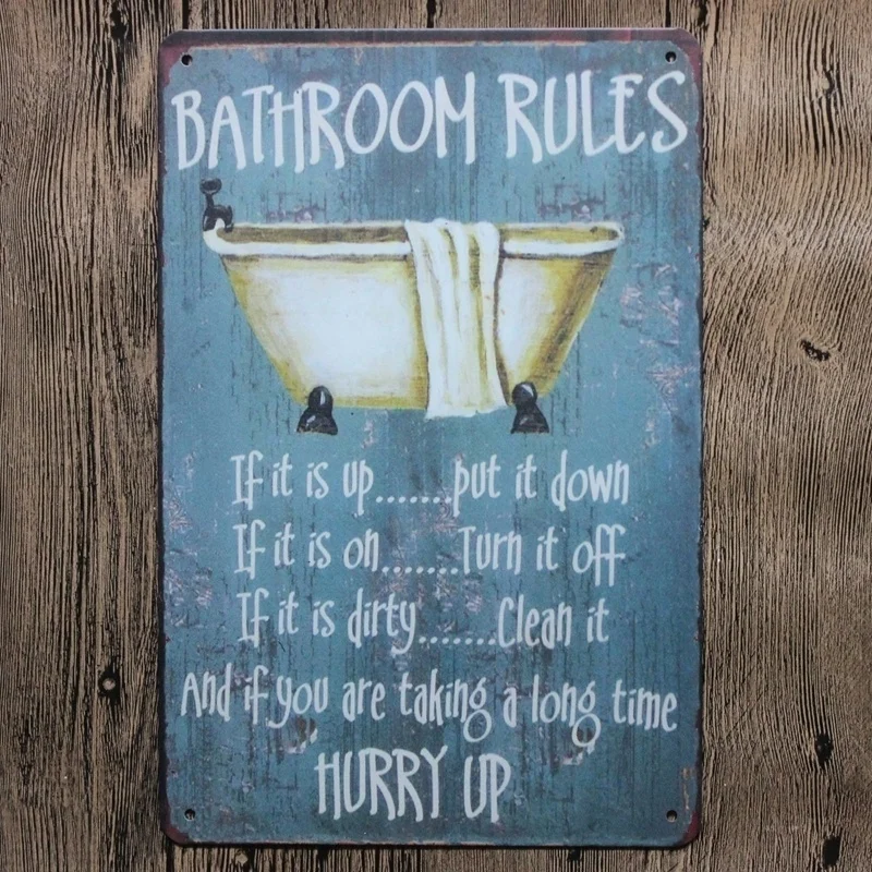 

NEW! Metal Tin Sign Bar Pub Home Wall Decoration Retro Metal Art Poster Crafts(Visit Our Store, More Products!!!)