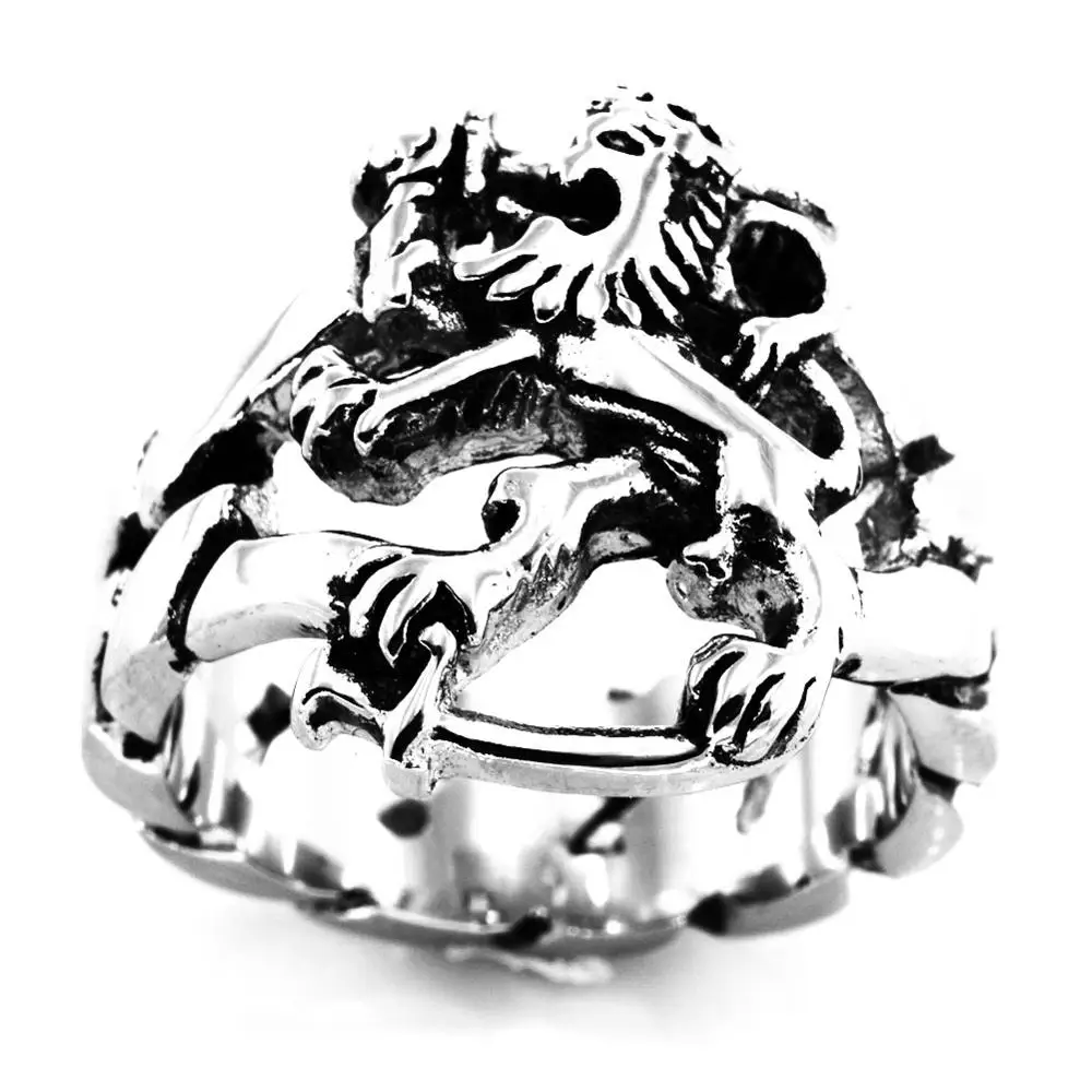 FANSSTEEL из нержавеющей стали ювелирные изделия в Финляндии Leo Lion перстень FSR10W83