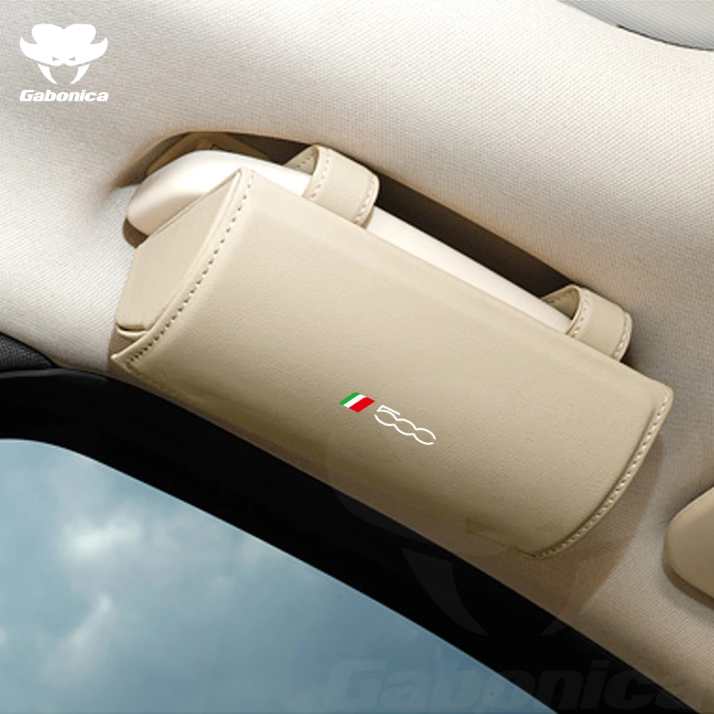 Автомобильный футляр для очков кожаный Роскошный хранения солнцезащитных Чехол