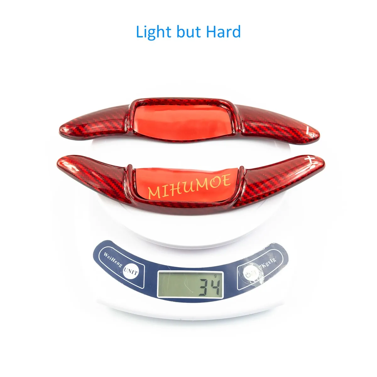 

Red Real Carbon Fiber Steering Wheel Paddle Shifter For 2018-2020 2021 Toyota Camry Avalon Corolla