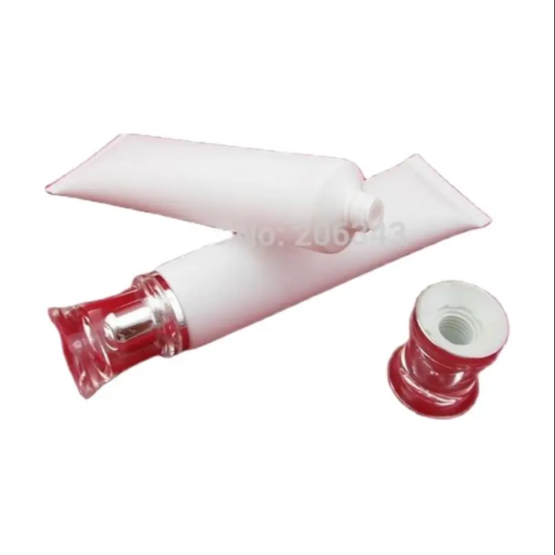 30ml white soft tube or mildy wash tube or butter or handcream tube with acrylic silver lid